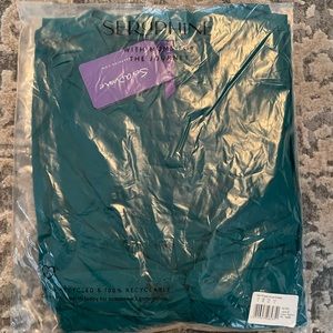 Seraphine Green Knot Front Maternity Dress. Size 8. Never worn with tags